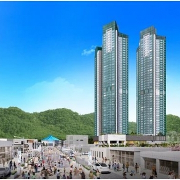 해운대역 푸르지오 더 원, "입지 좋지만...해안뷰는?"
